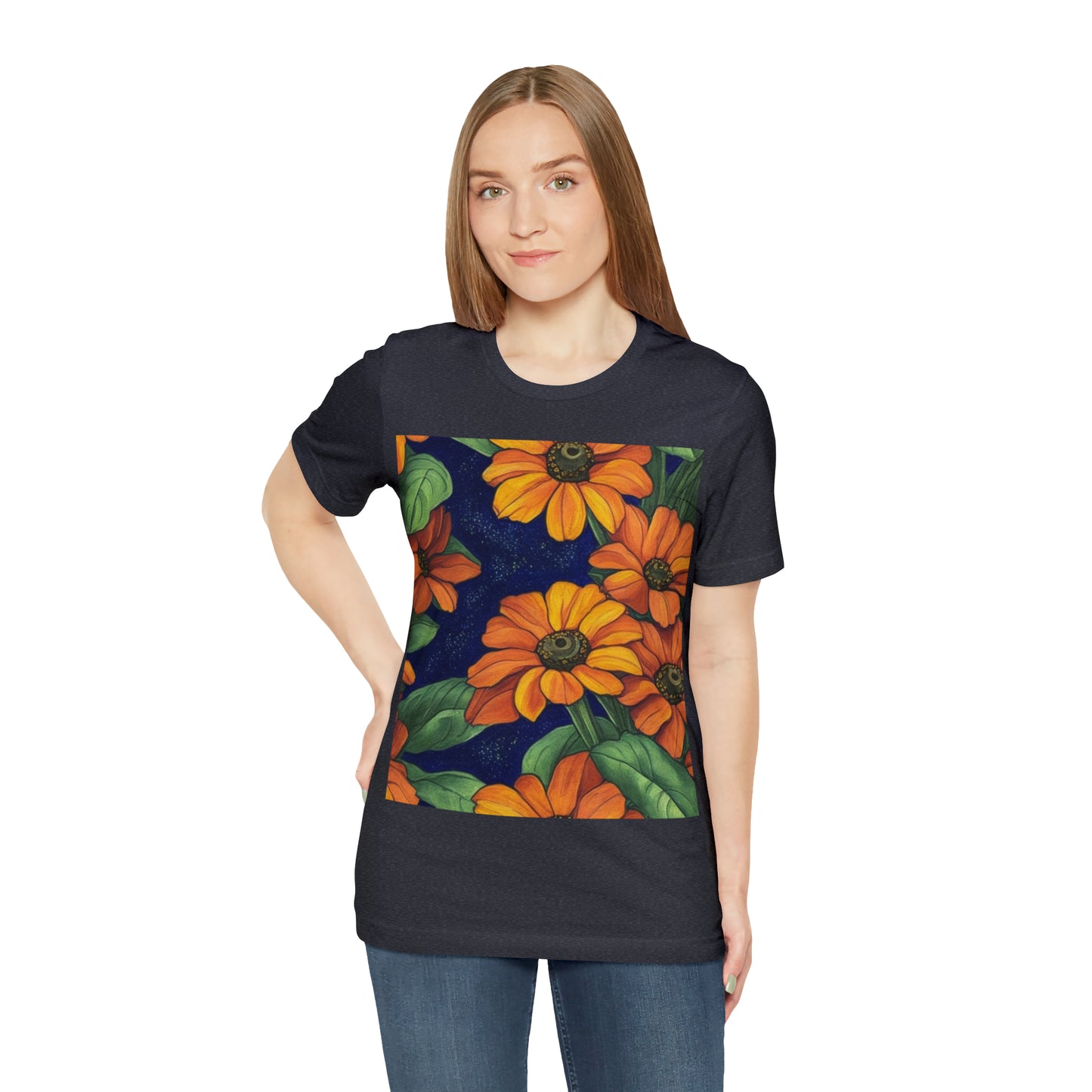Black-Eyed-Susans -- Unisex Jersey Short Sleeve Tee
