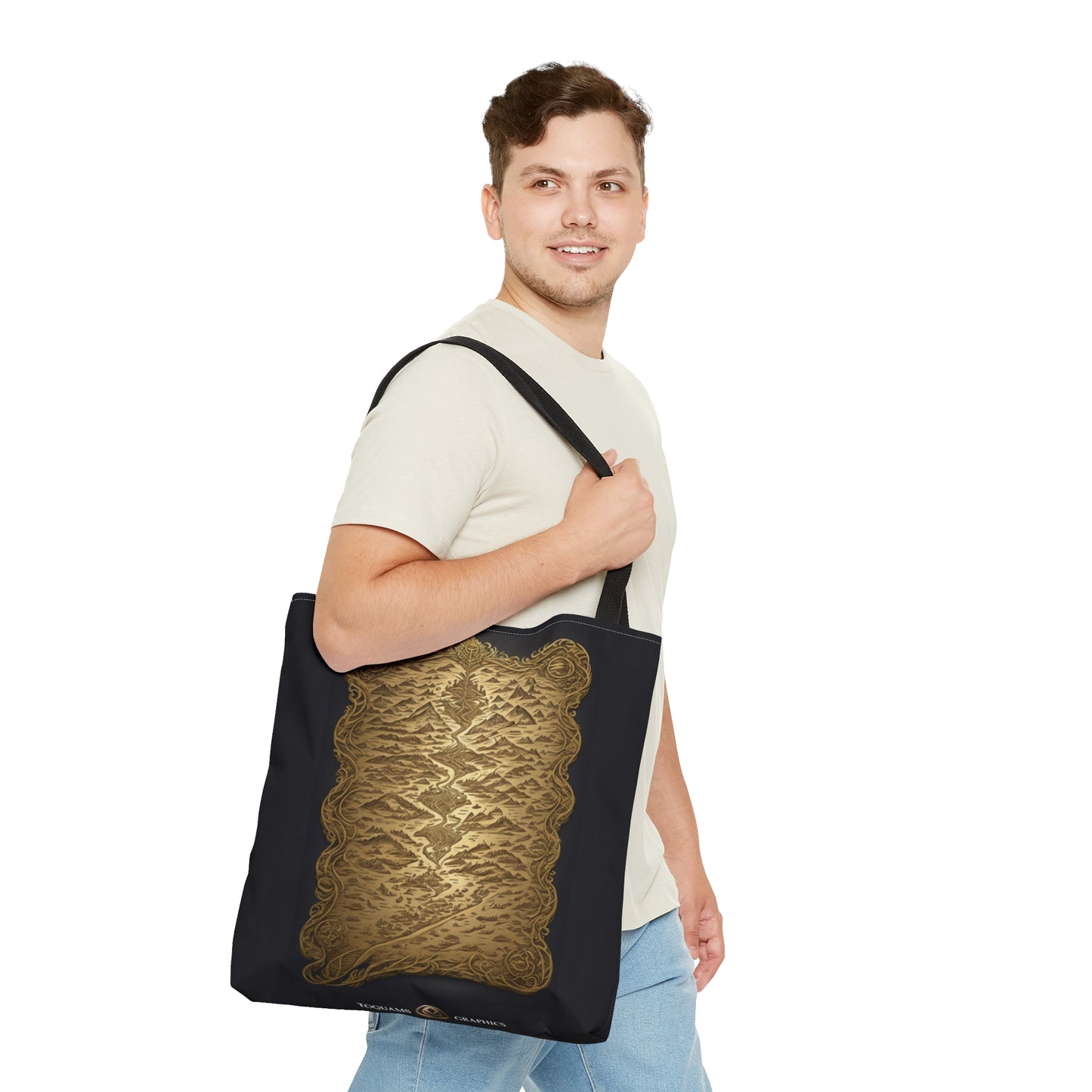 The Road Less Traveled Tote Bag (AOP)