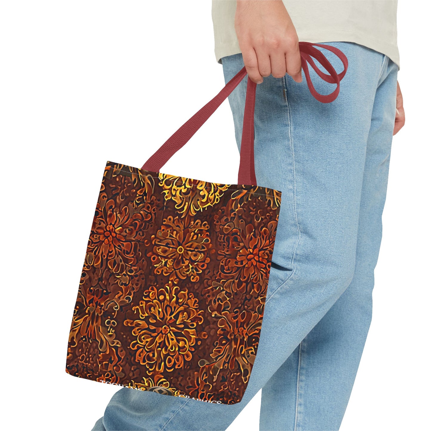 Château - Boho Floral Pattern Tote Bag - Stylish & Functional for Everyday Use