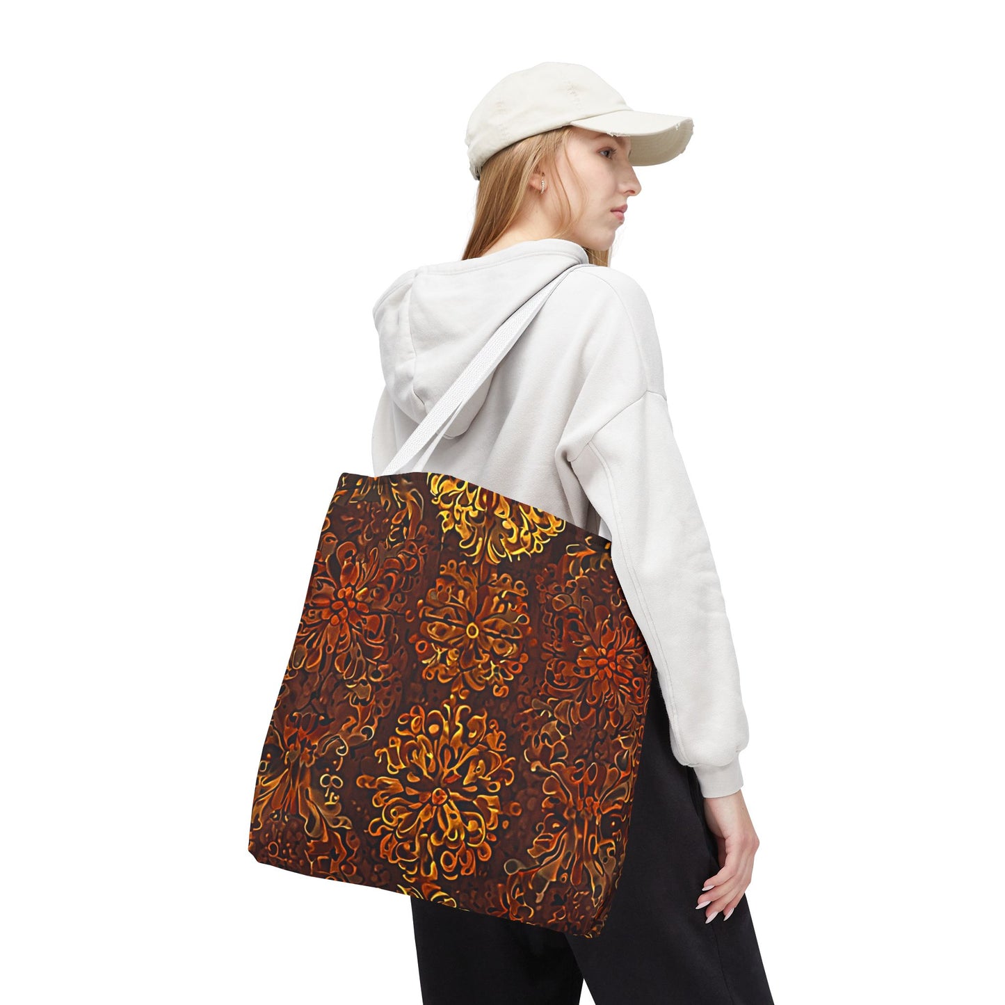 Château - Boho Floral Pattern Tote Bag - Stylish & Functional for Everyday Use