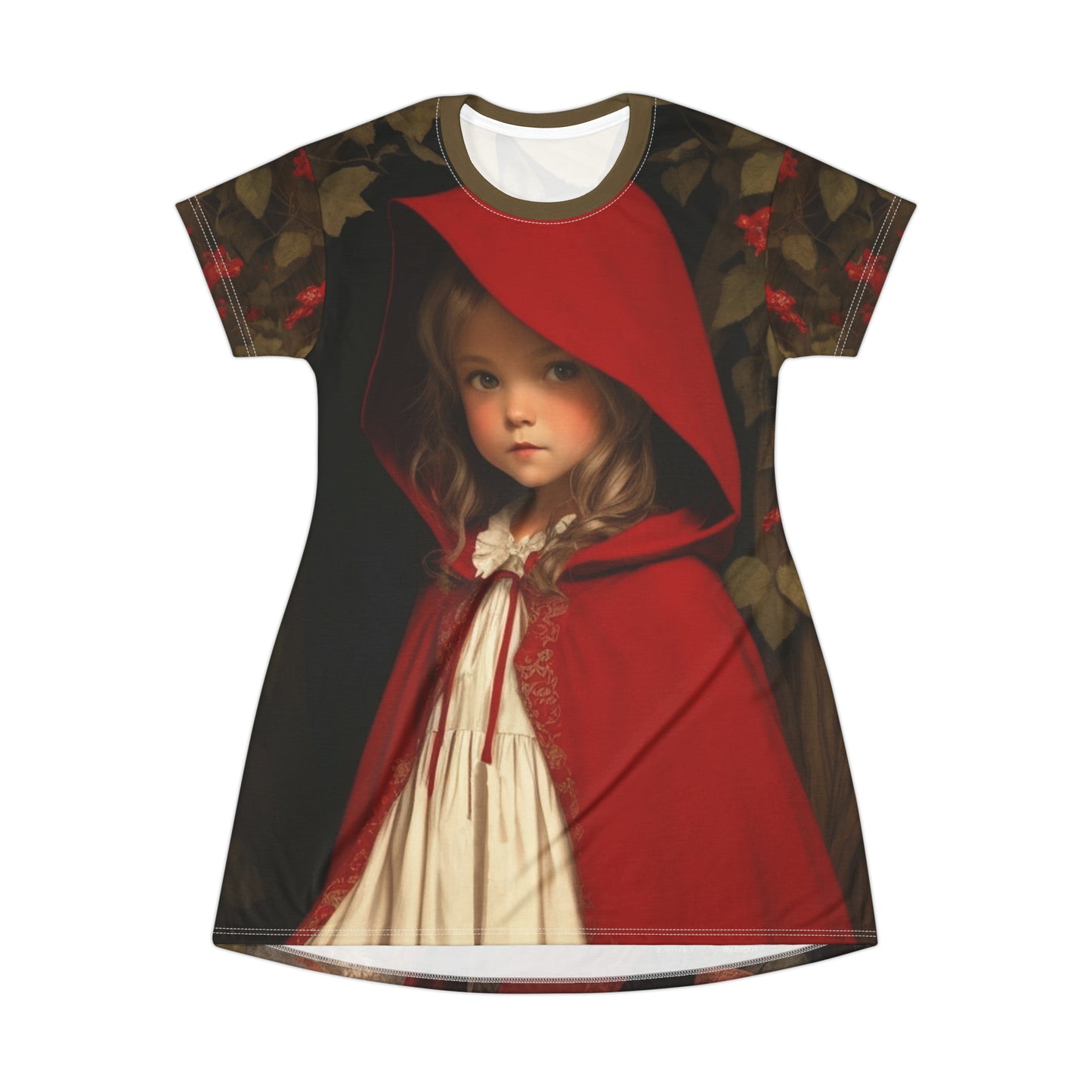 Little Red -- T-Shirt Dress (AOP)