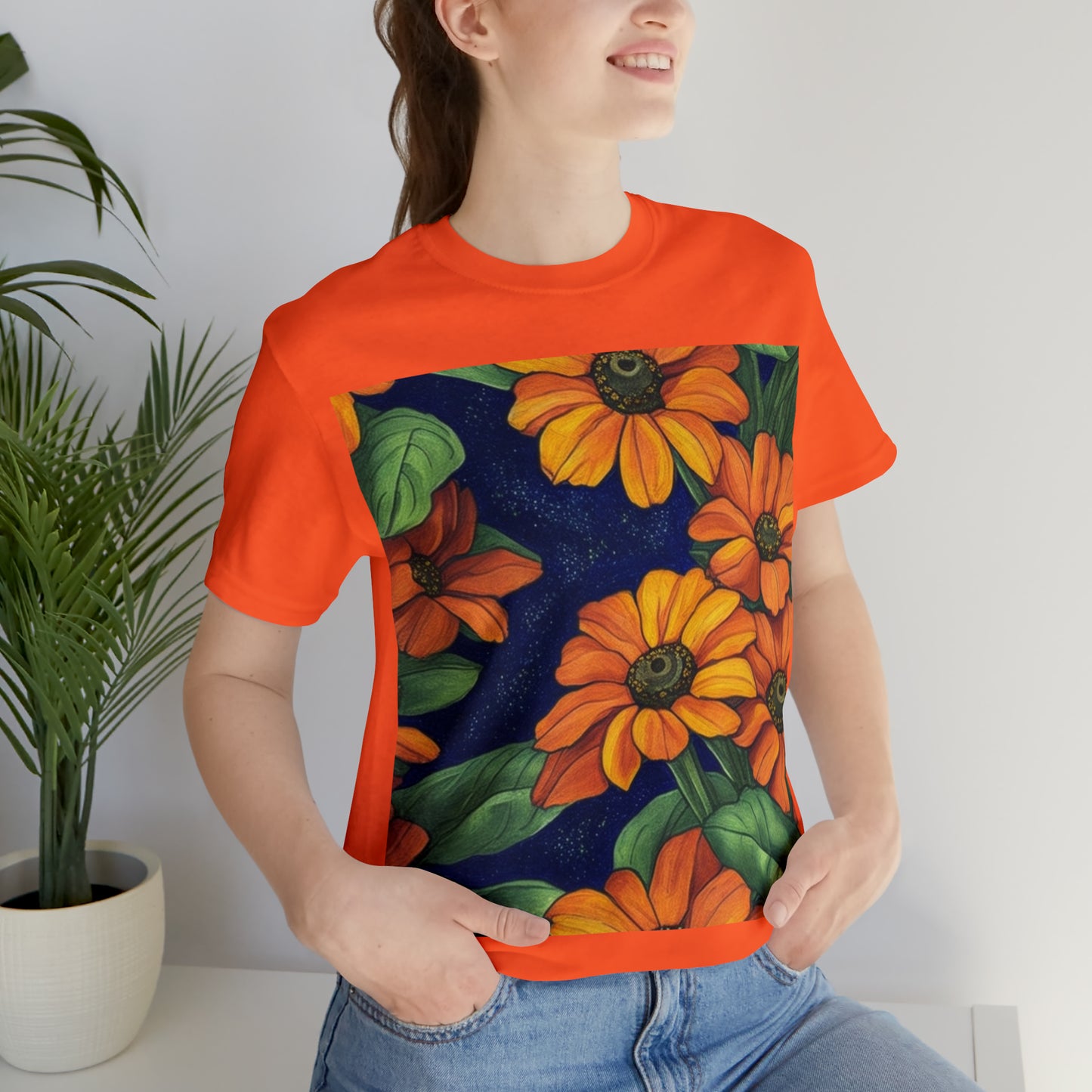 Black-Eyed-Susans -- Unisex Jersey Short Sleeve Tee