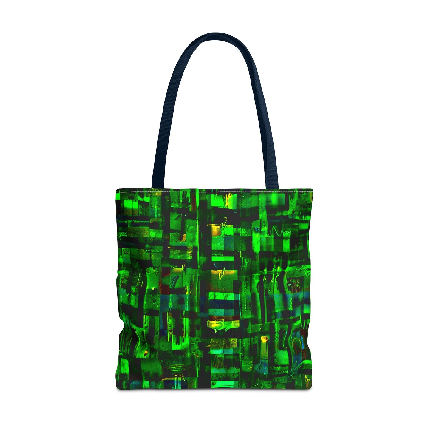 Mother Board - Vibrant Green Abstract Tote Bag - Stylish Eco-Friendly Carryall