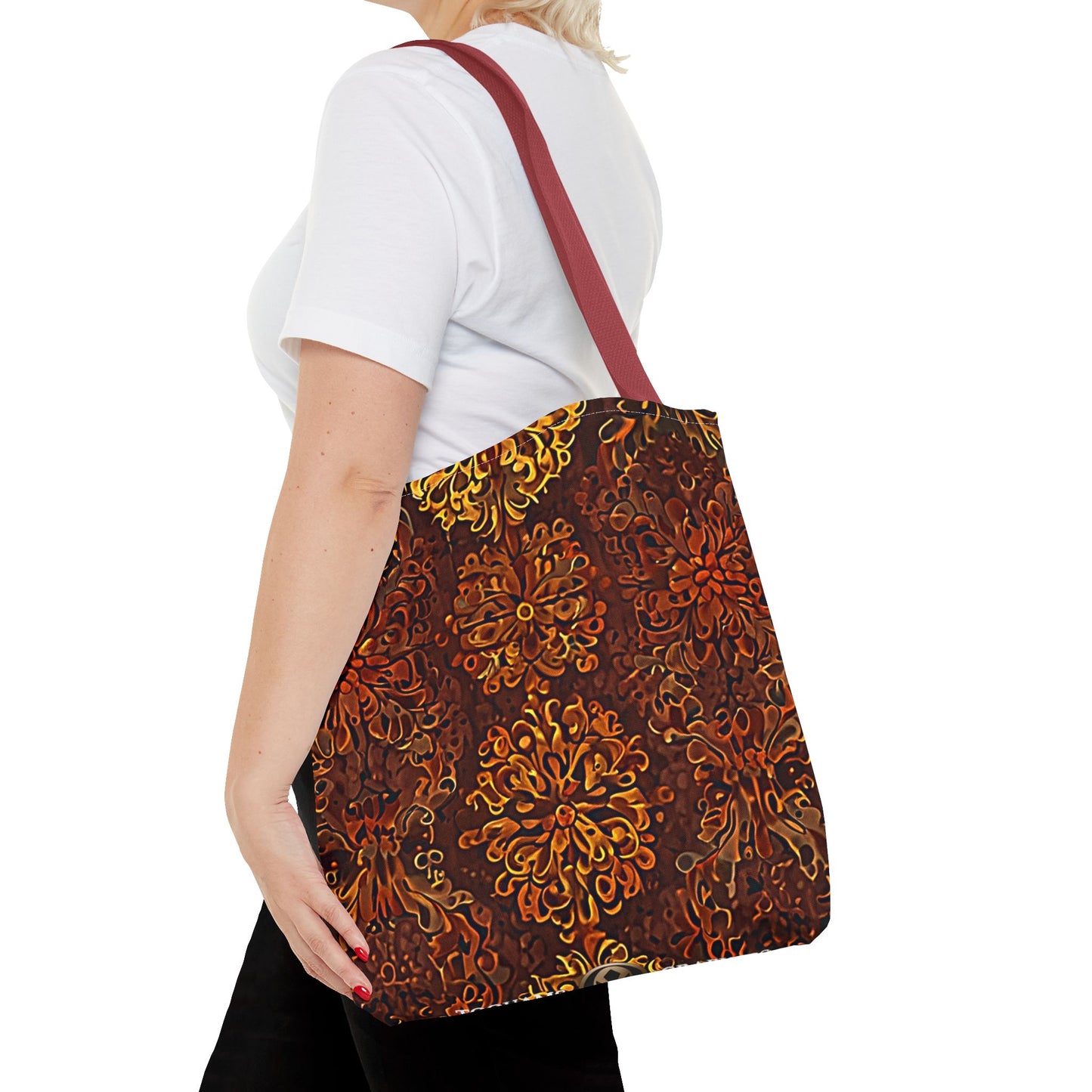 Château - Boho Floral Pattern Tote Bag - Stylish & Functional for Everyday Use