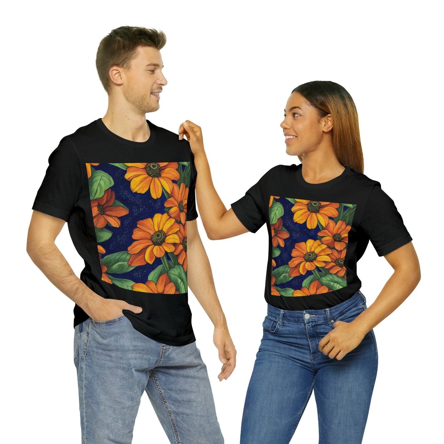 Black-Eyed-Susans -- Unisex Jersey Short Sleeve Tee