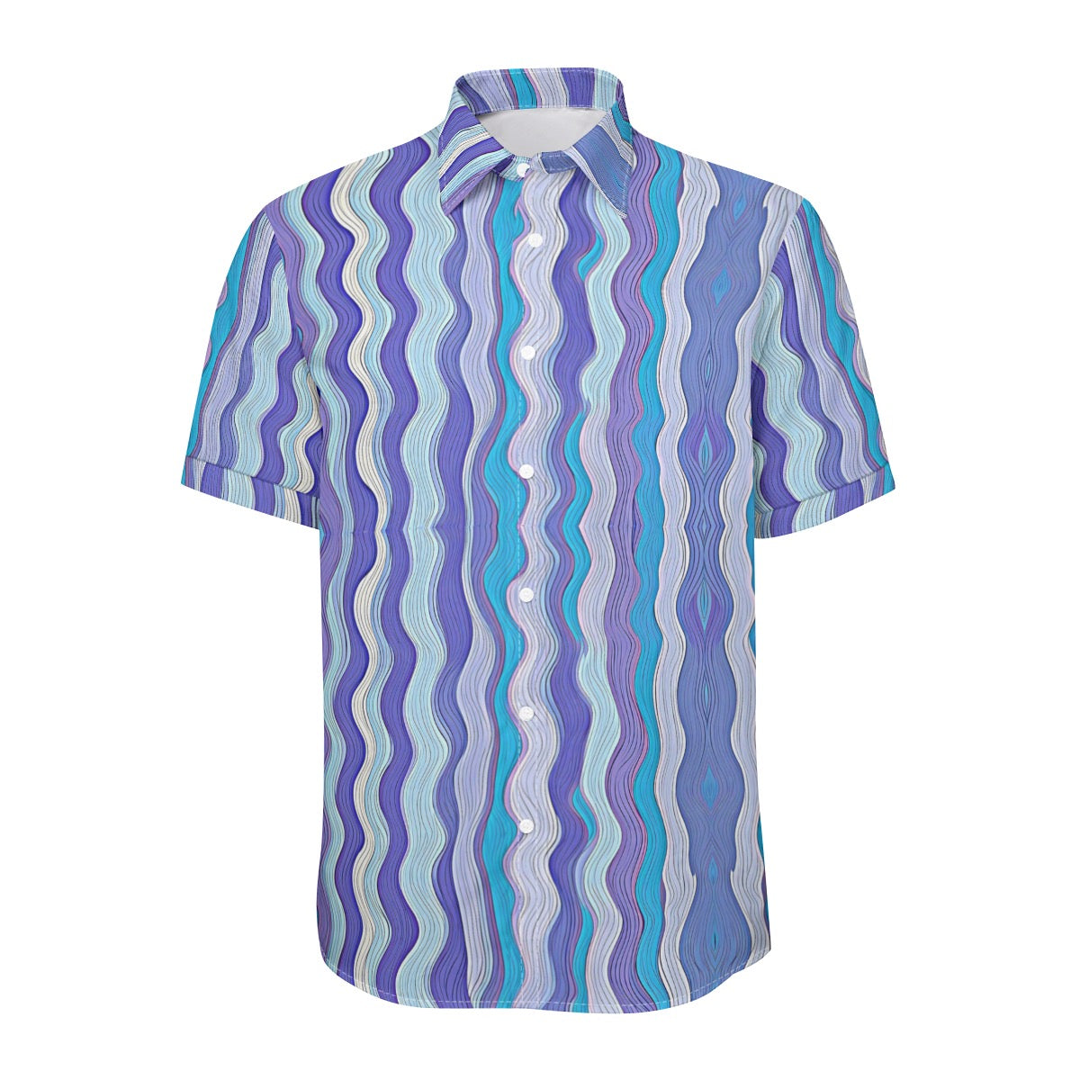 Wave Too -- Unisex Collared Shirt