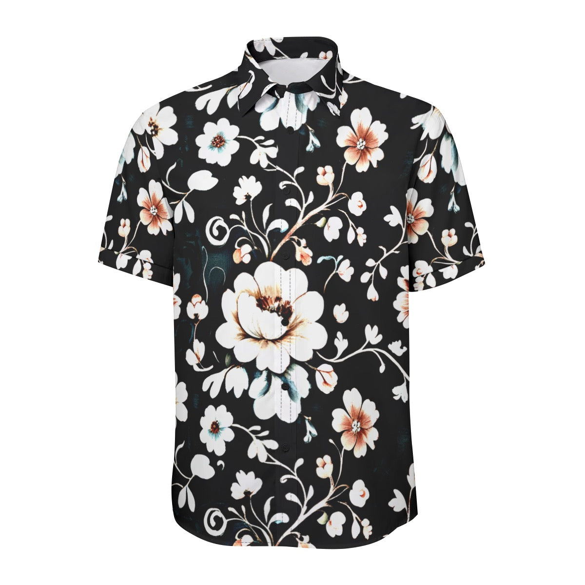 Night Bloom -- Unisex Collared Shirt