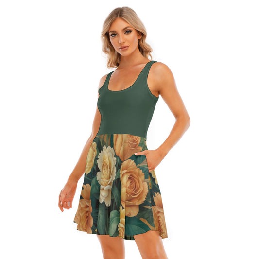 Rosa Duas -- Women's Tank Vest Dress