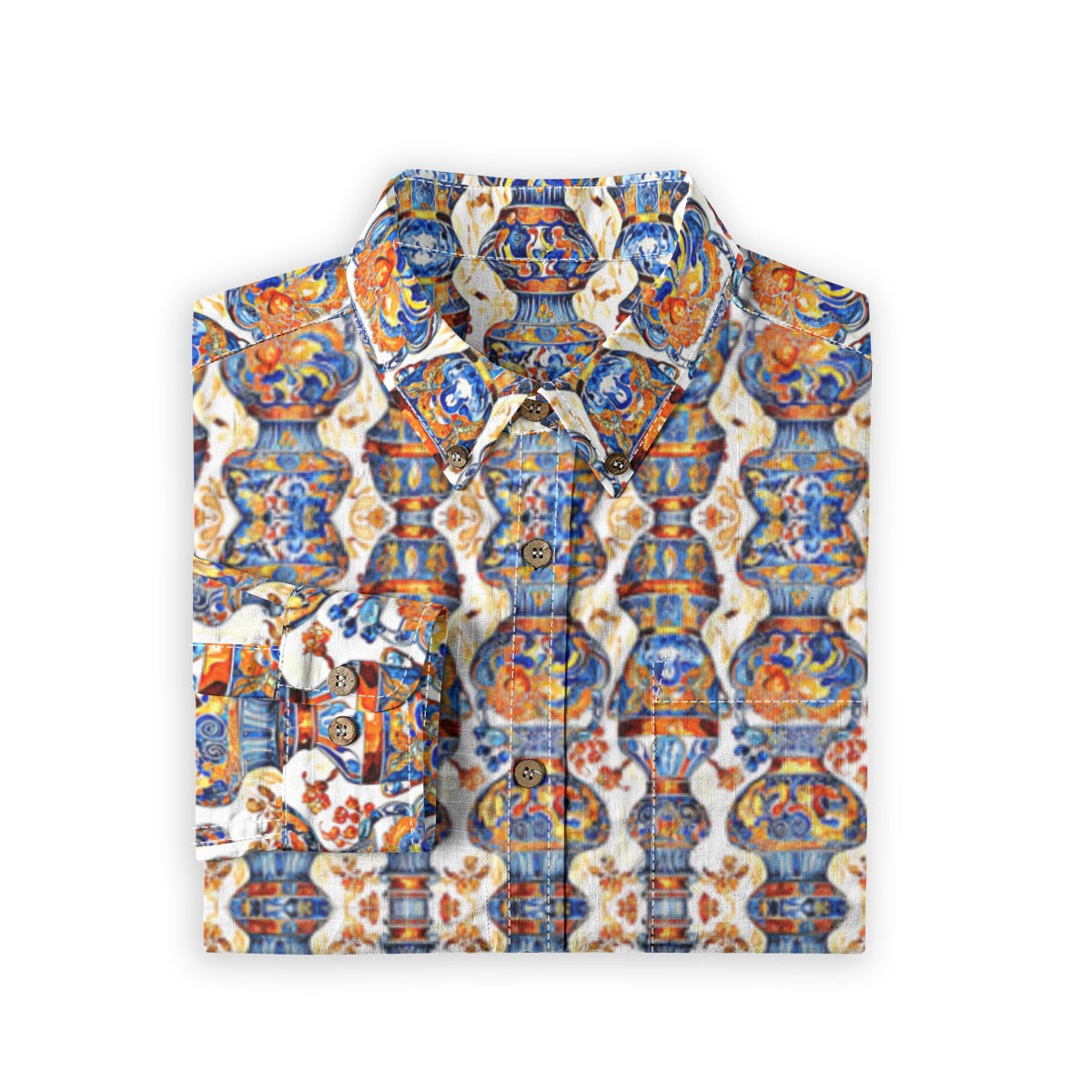 Balos -- Men's 100% Cotton LS Sleeve Shirt
