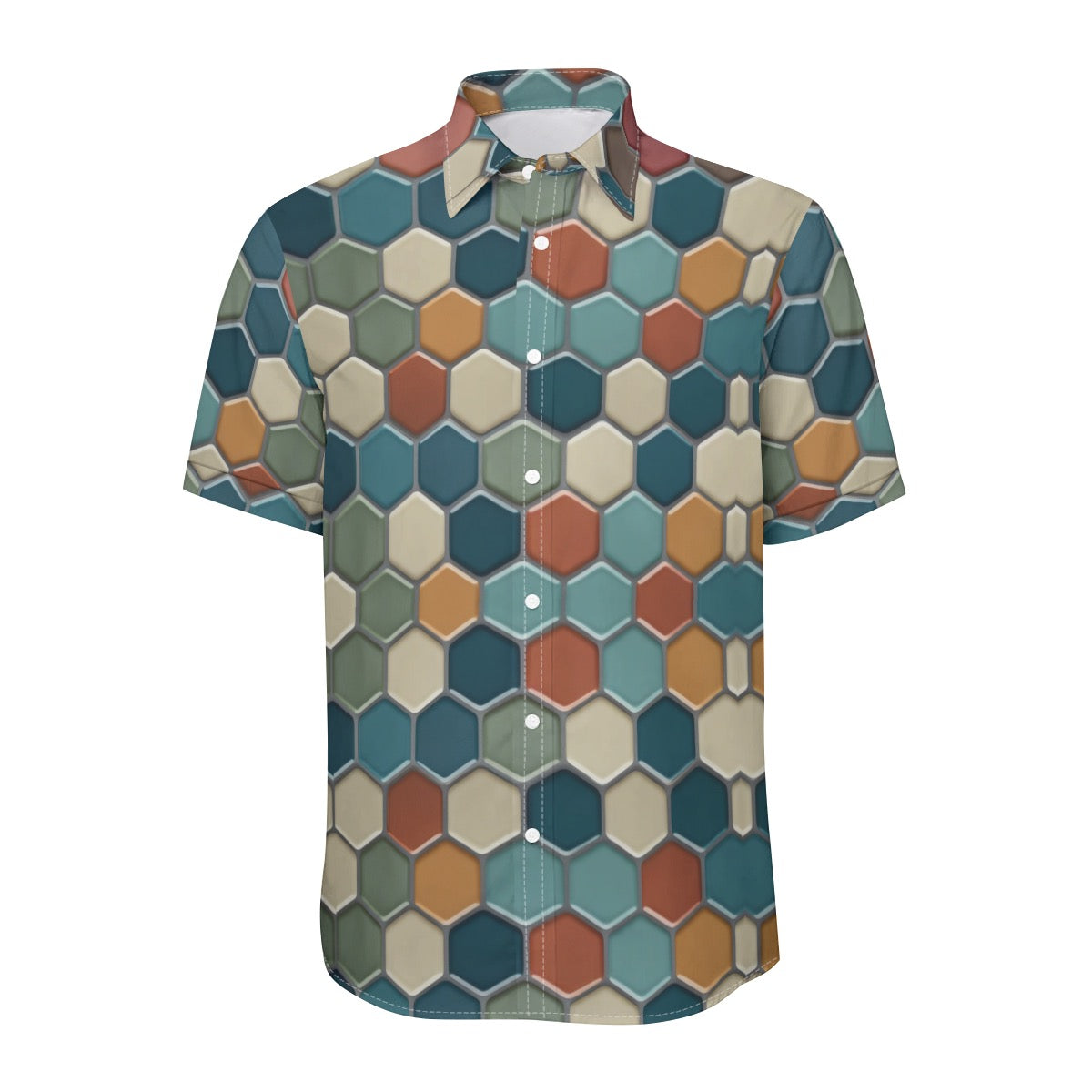 Tiled -- Unisex Collared Shirt