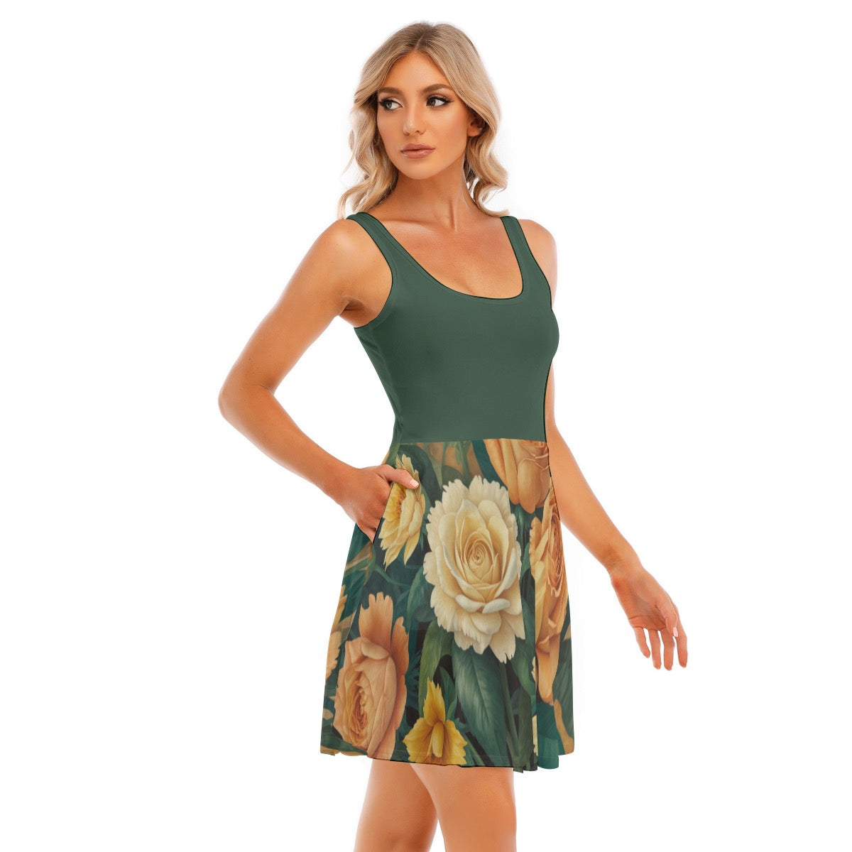 Rosa Duas -- Women's Tank Vest Dress