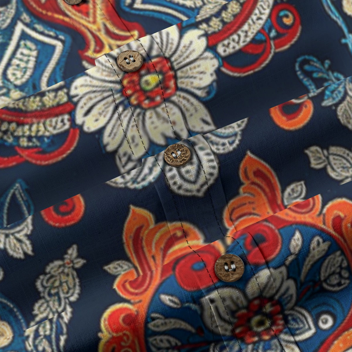 Duque -- Men's 100% Cotton LS Shirt