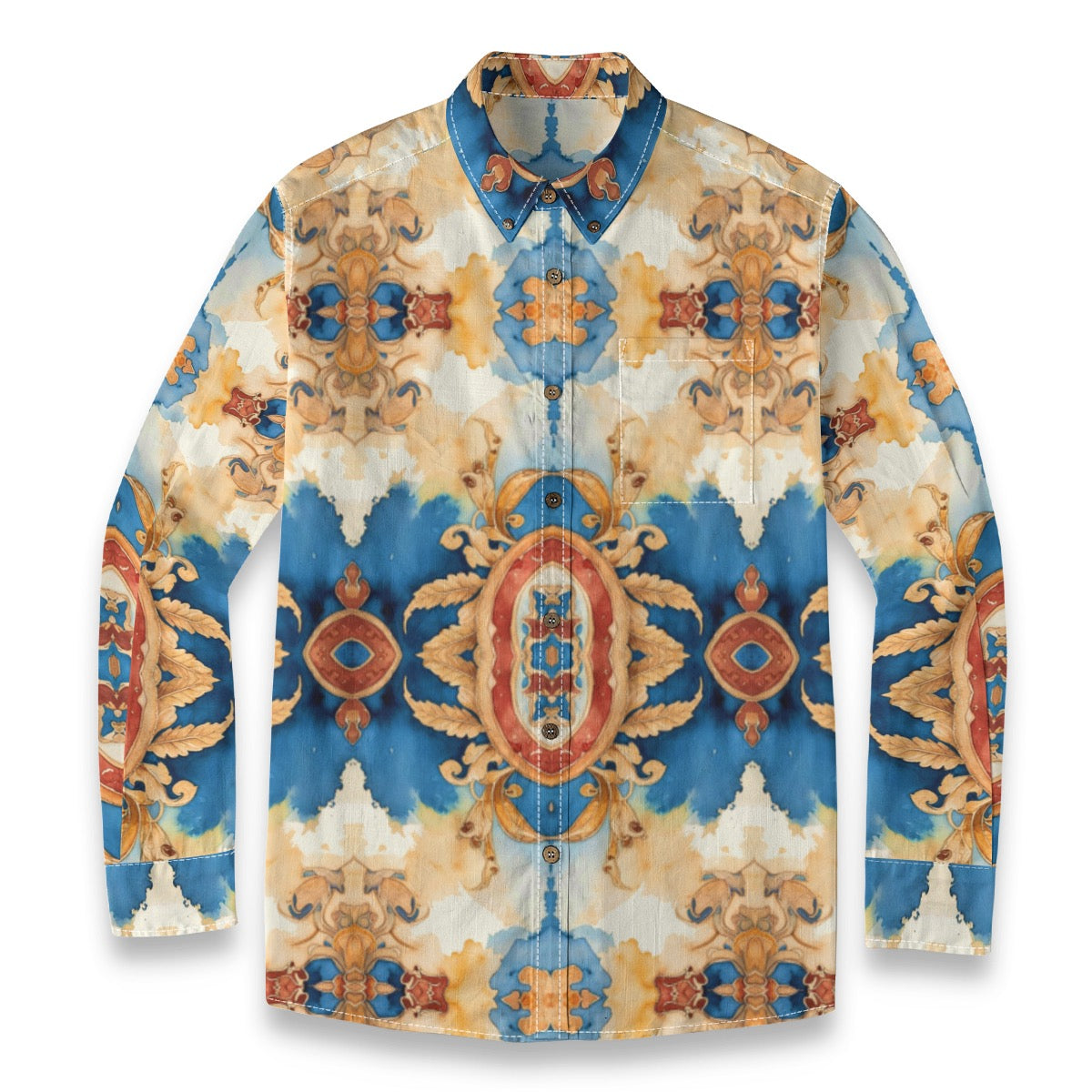 Zako -- Men's 100% Cotton LS Shirt