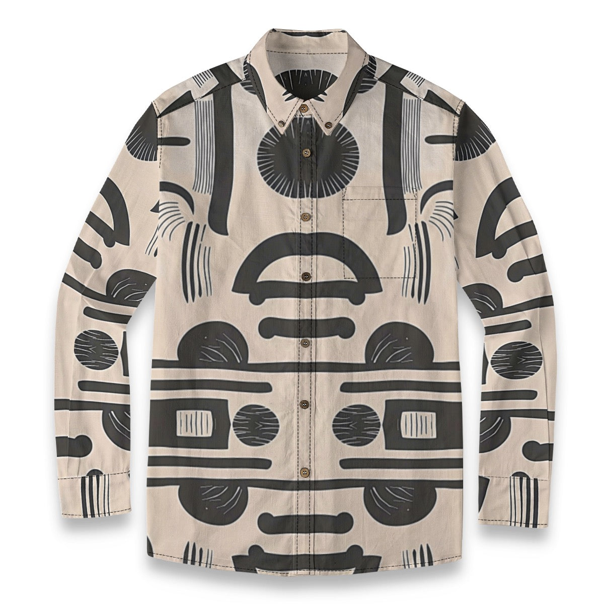 Suk -- Men's 100% Cotton LS Shirt