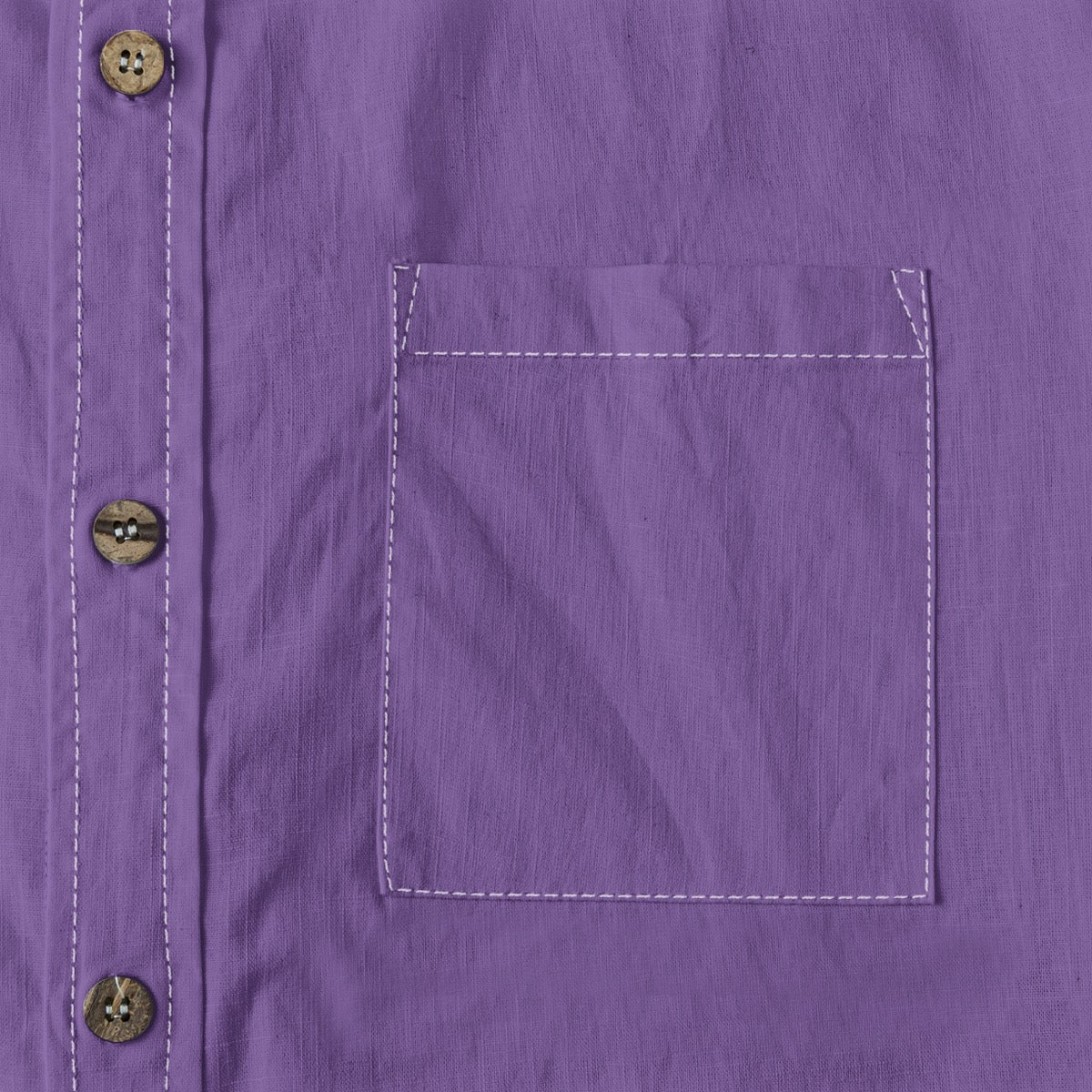 Lavender (Deep) -- Men's 100% Cotton LS Shirt
