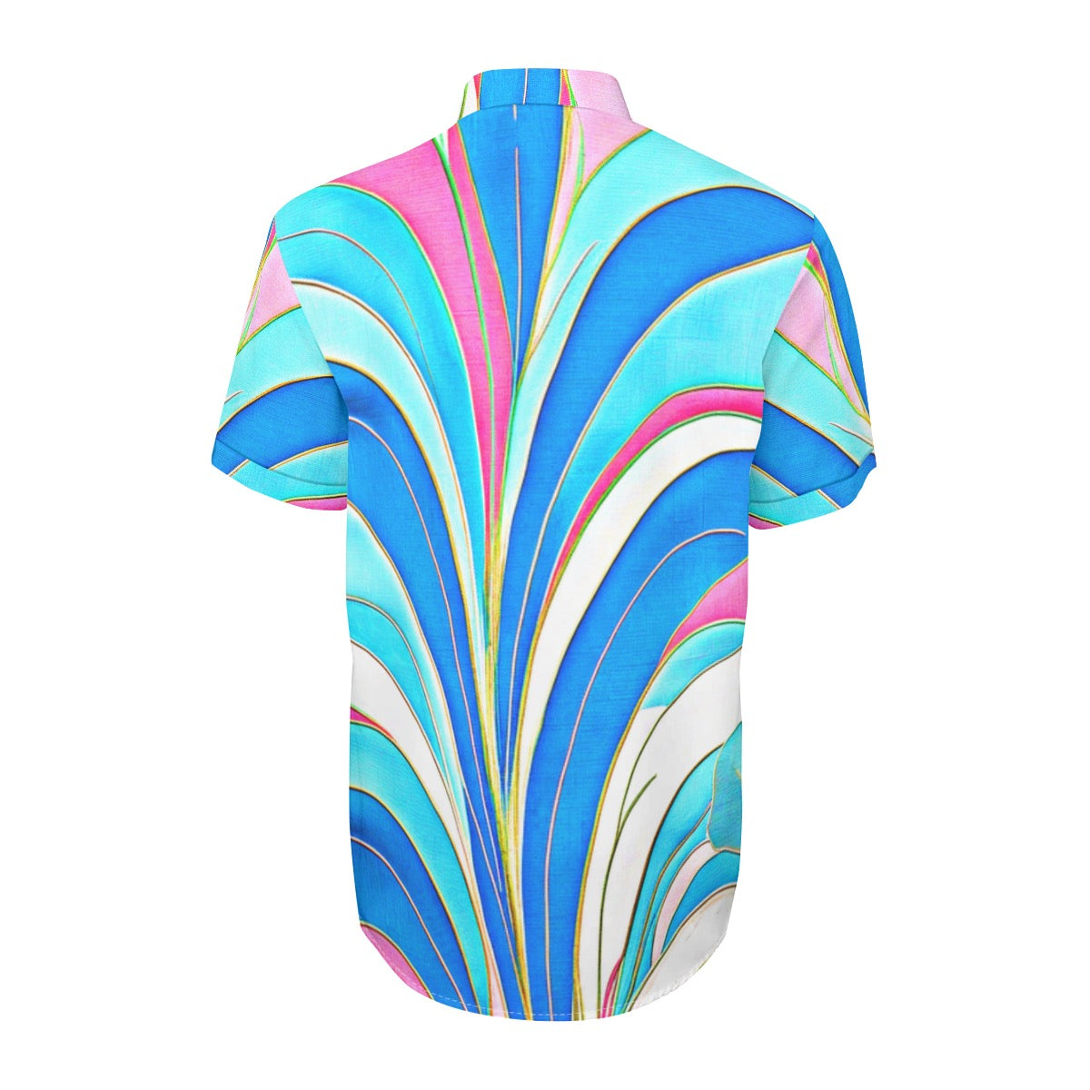 Pink & Blue -- Unisex Collared Shirt