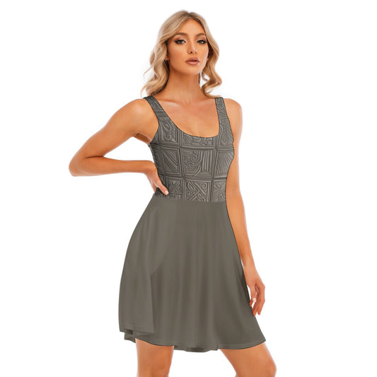 Chocolate -- Women's Tank Vest Dress