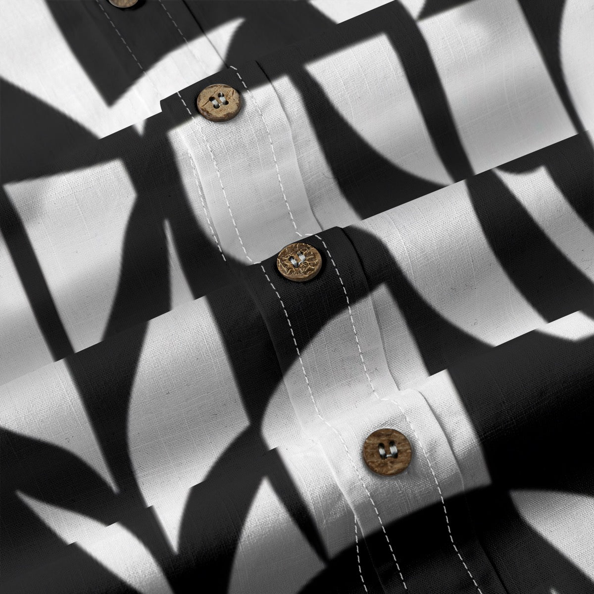 B and W -- Men's 100% Cotton LS Shirt