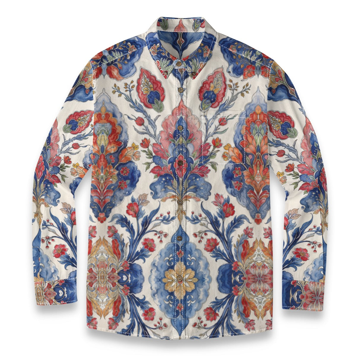 Lourdes -- Men's 100% Cotton LS Shirt
