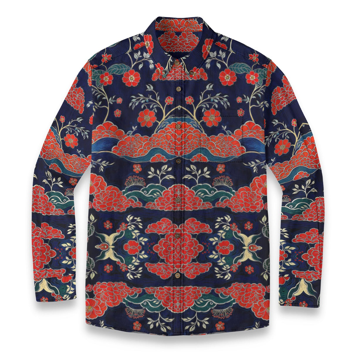 Kyushu -- Men's 100% Cotton LS Shirt