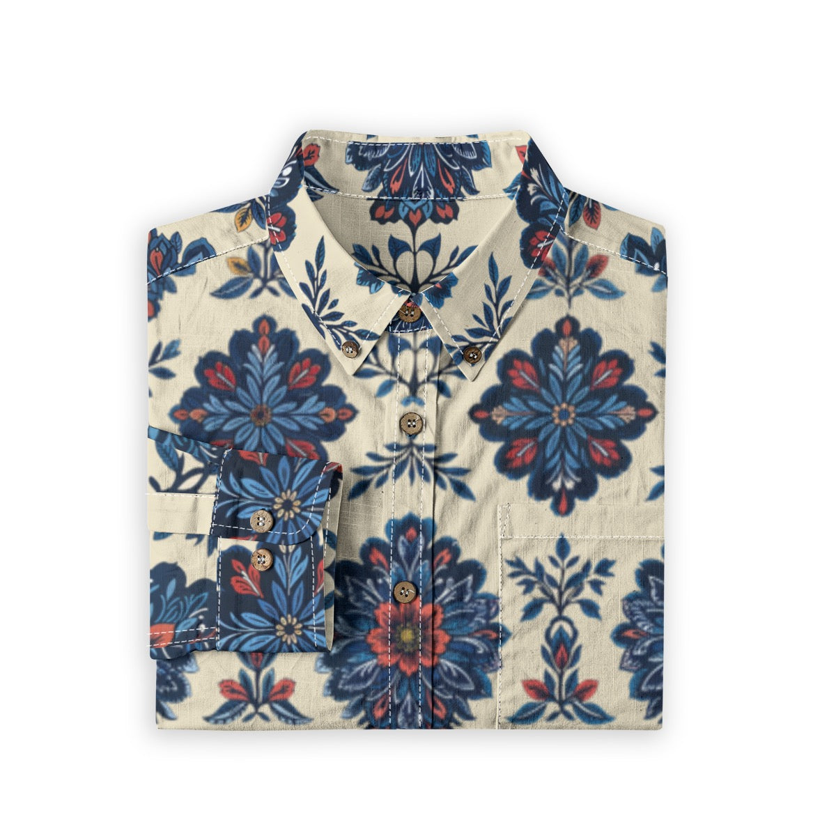 Folda -- Men's 100% Cotton LS Shirt