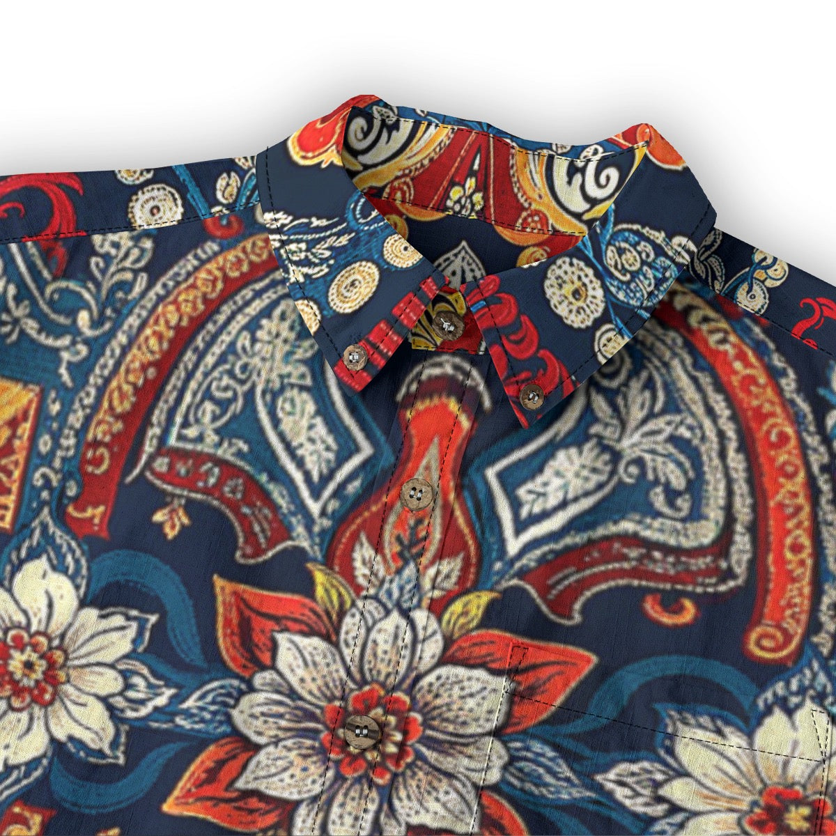 Duque -- Men's 100% Cotton LS Shirt