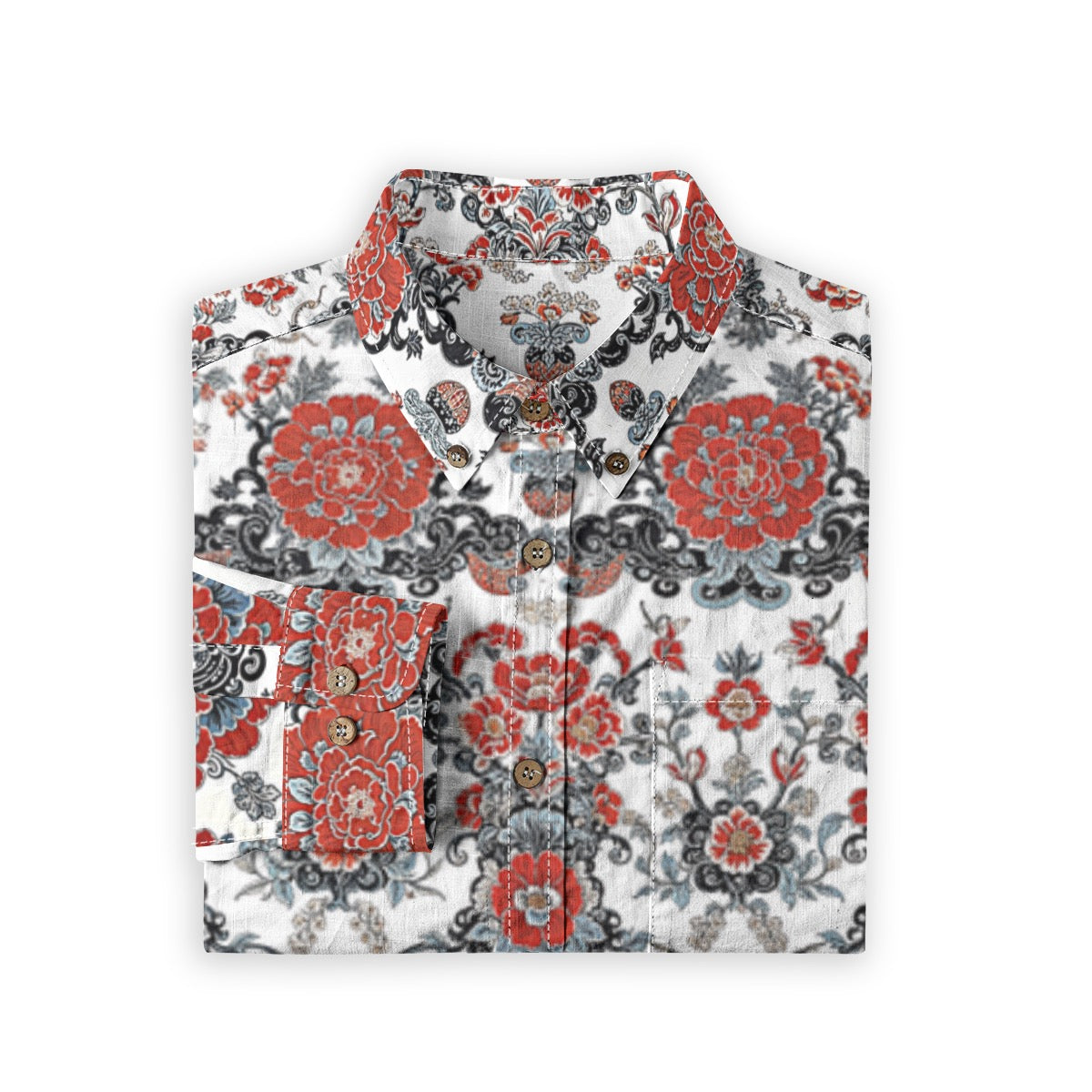 Miya -- Men's 100% Cotton LS Shirt