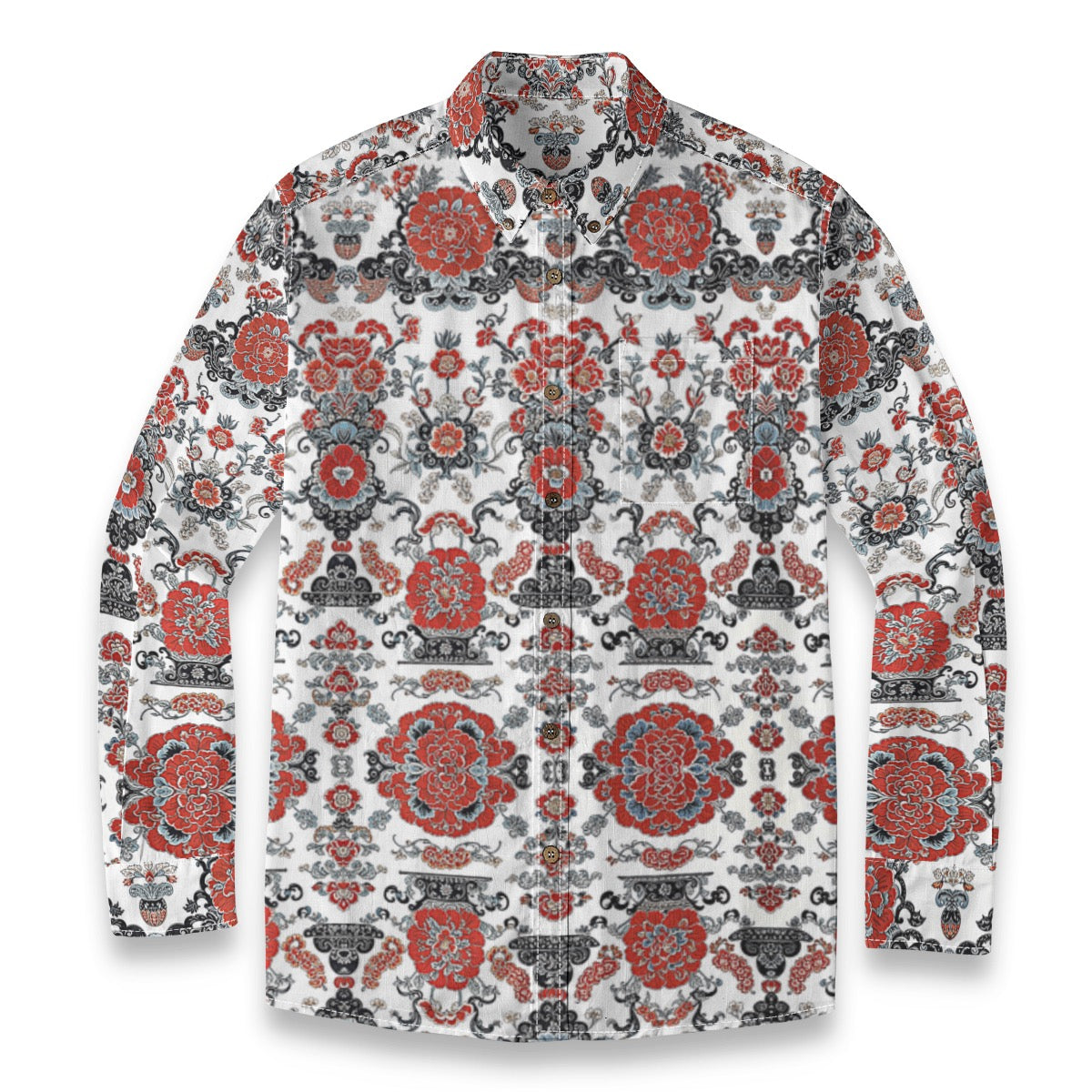 Miya -- Men's 100% Cotton LS Shirt