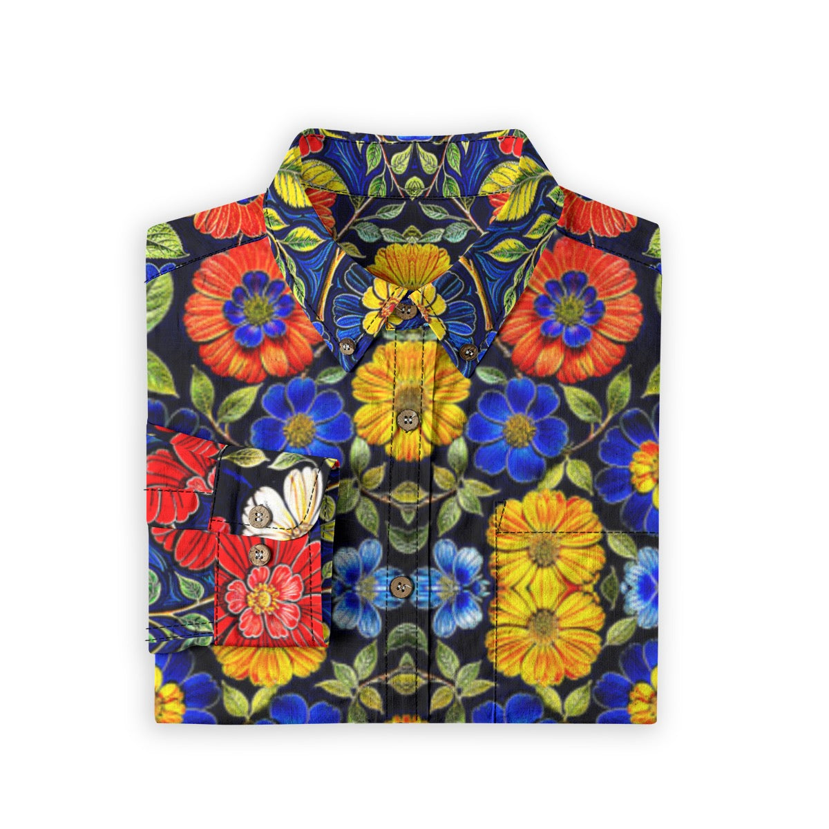 Blumenpeet -- Men's 100% Cotton LS Shirt