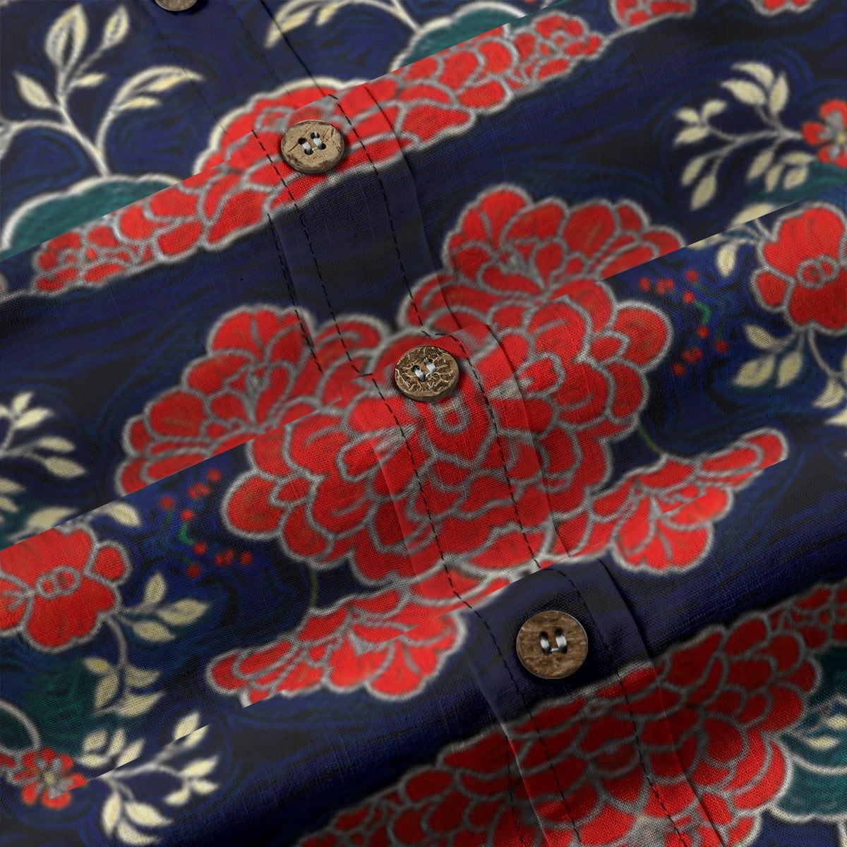 Kyushu -- Men's 100% Cotton LS Shirt