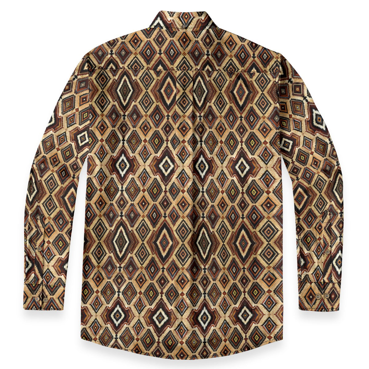 Rovan -- Men's Casual Lapel Long Sleeve Shirt