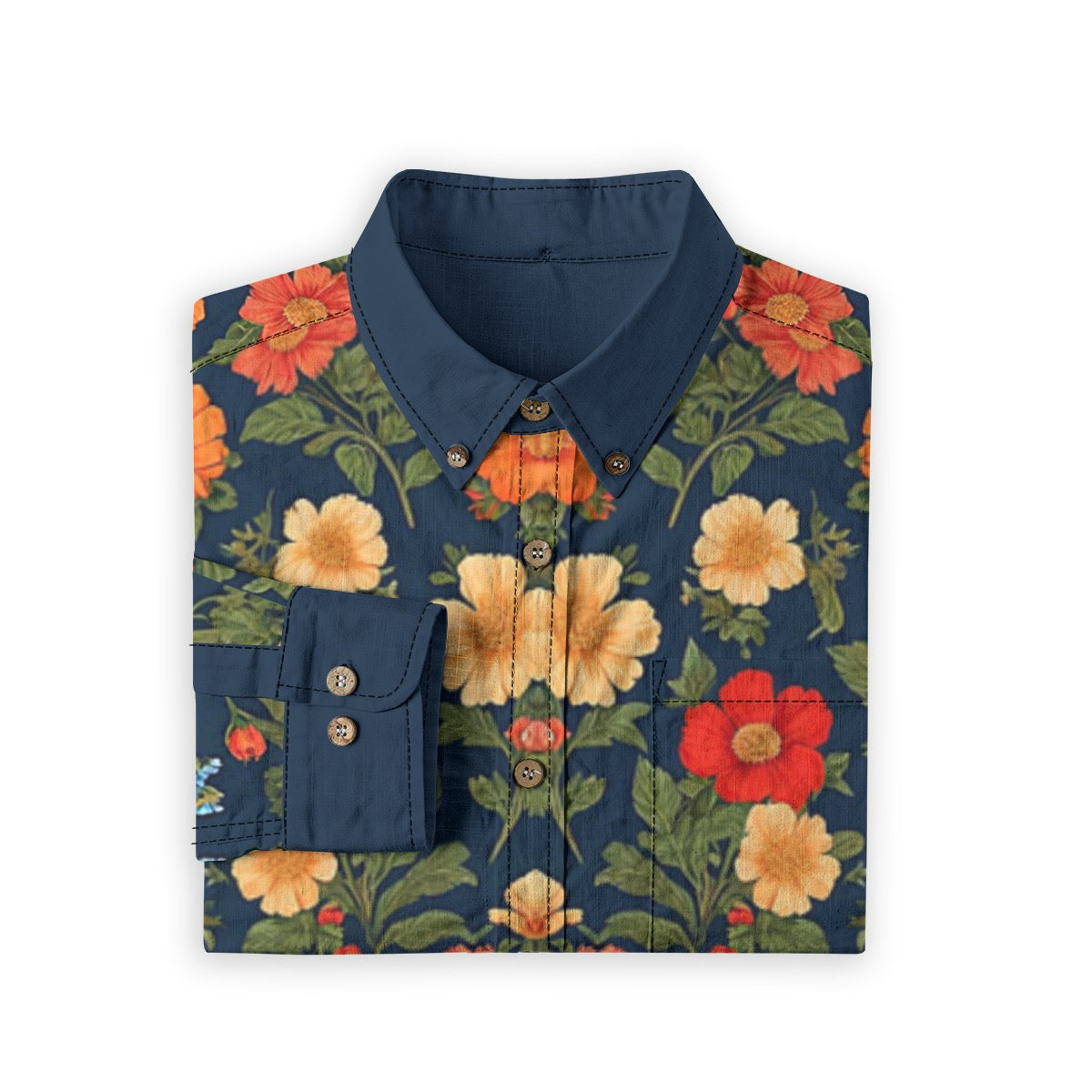 Nevis -- Men's 100% Cotton LS Shirt