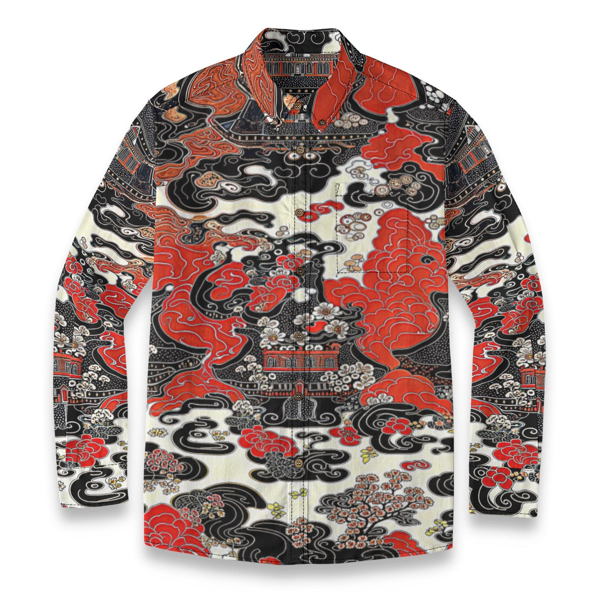 Kyō -- Men's 100% Cotton LS Shirt