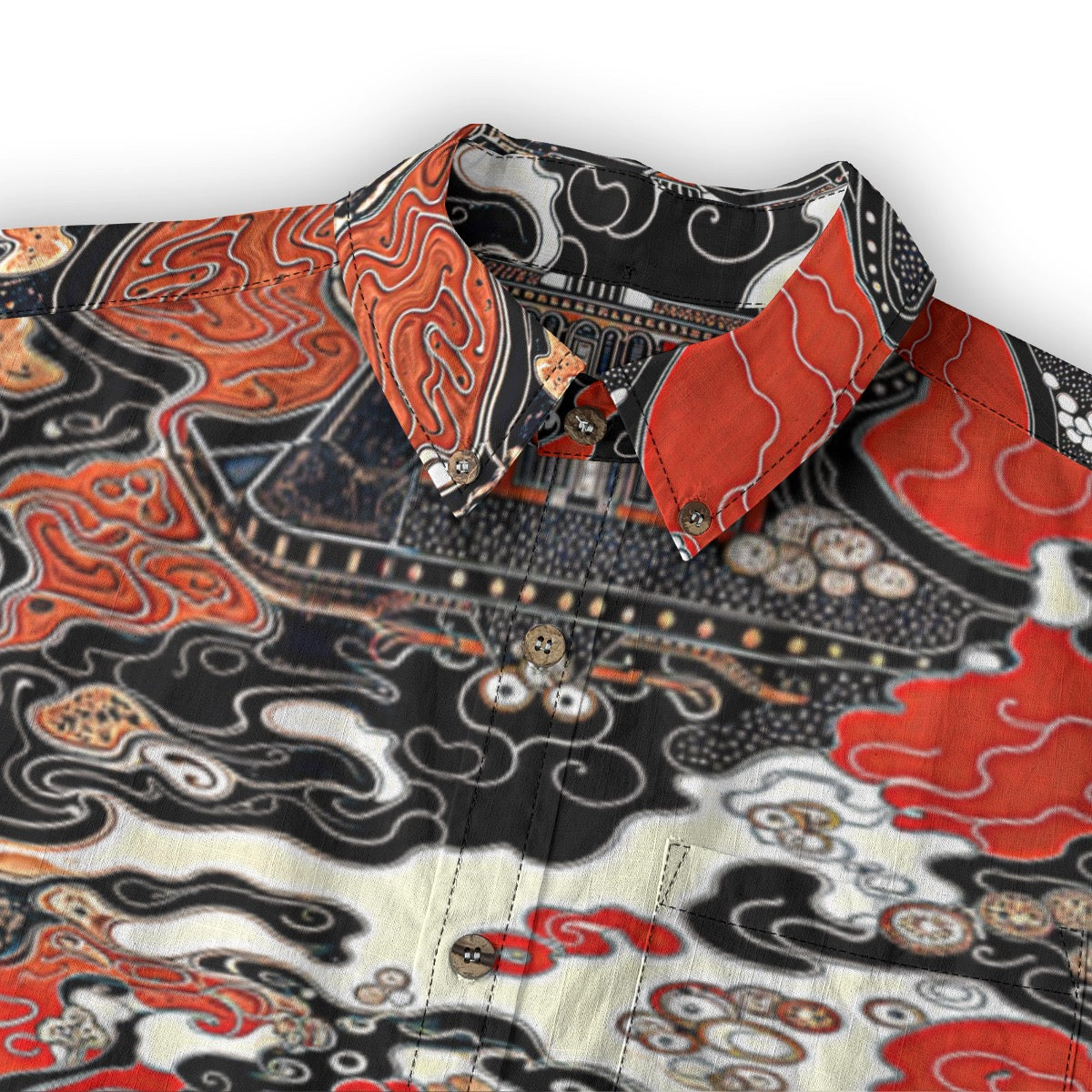 Kyō -- Men's 100% Cotton LS Shirt
