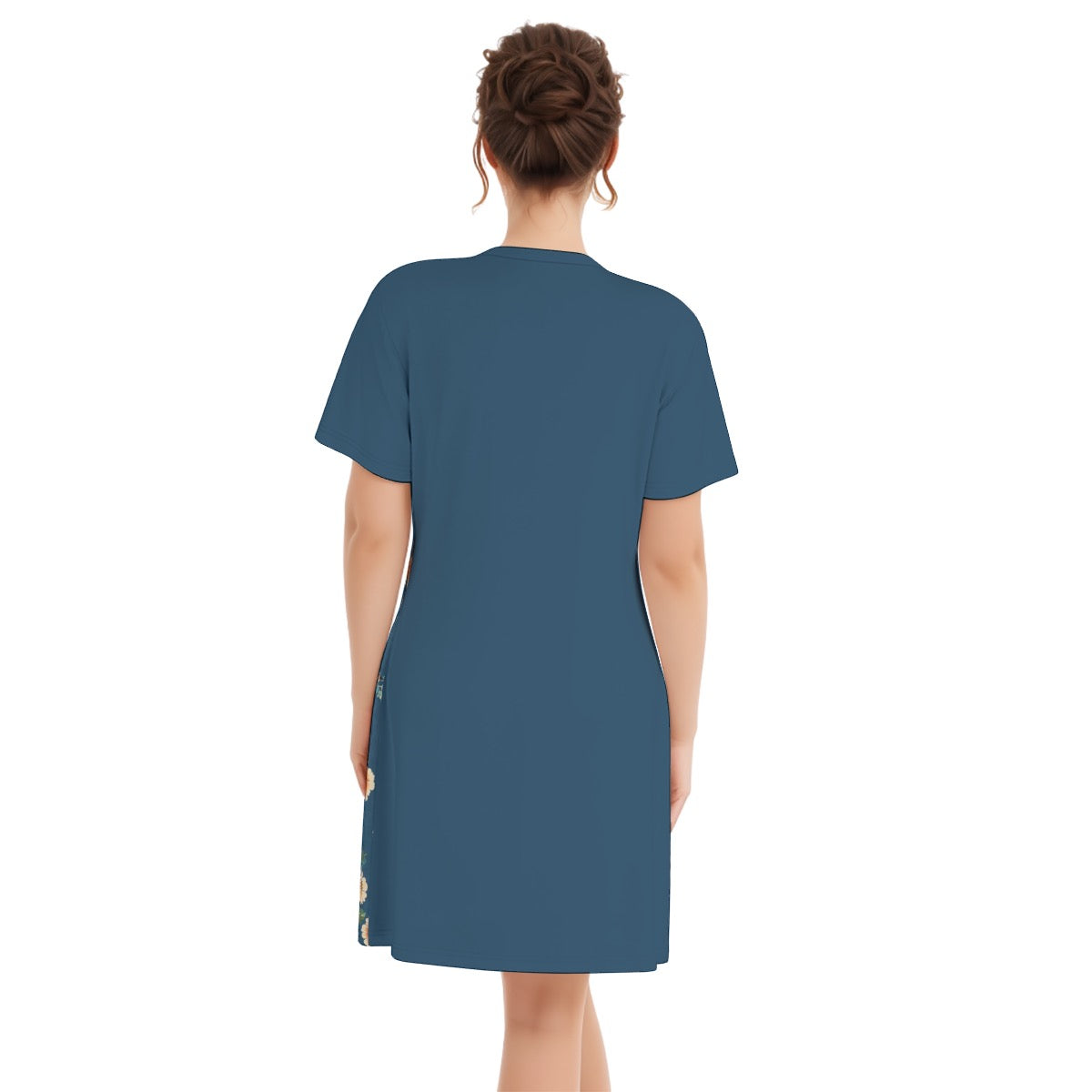 Derby -- Women's V Neck Dress 100% Cotton
