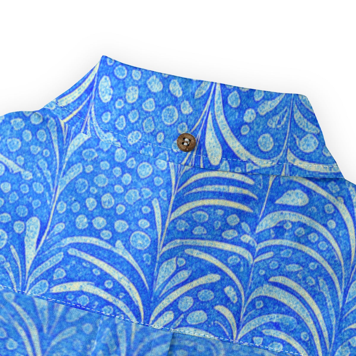 Bleu -- Men's Casual Lapel Long Sleeve Shirt
