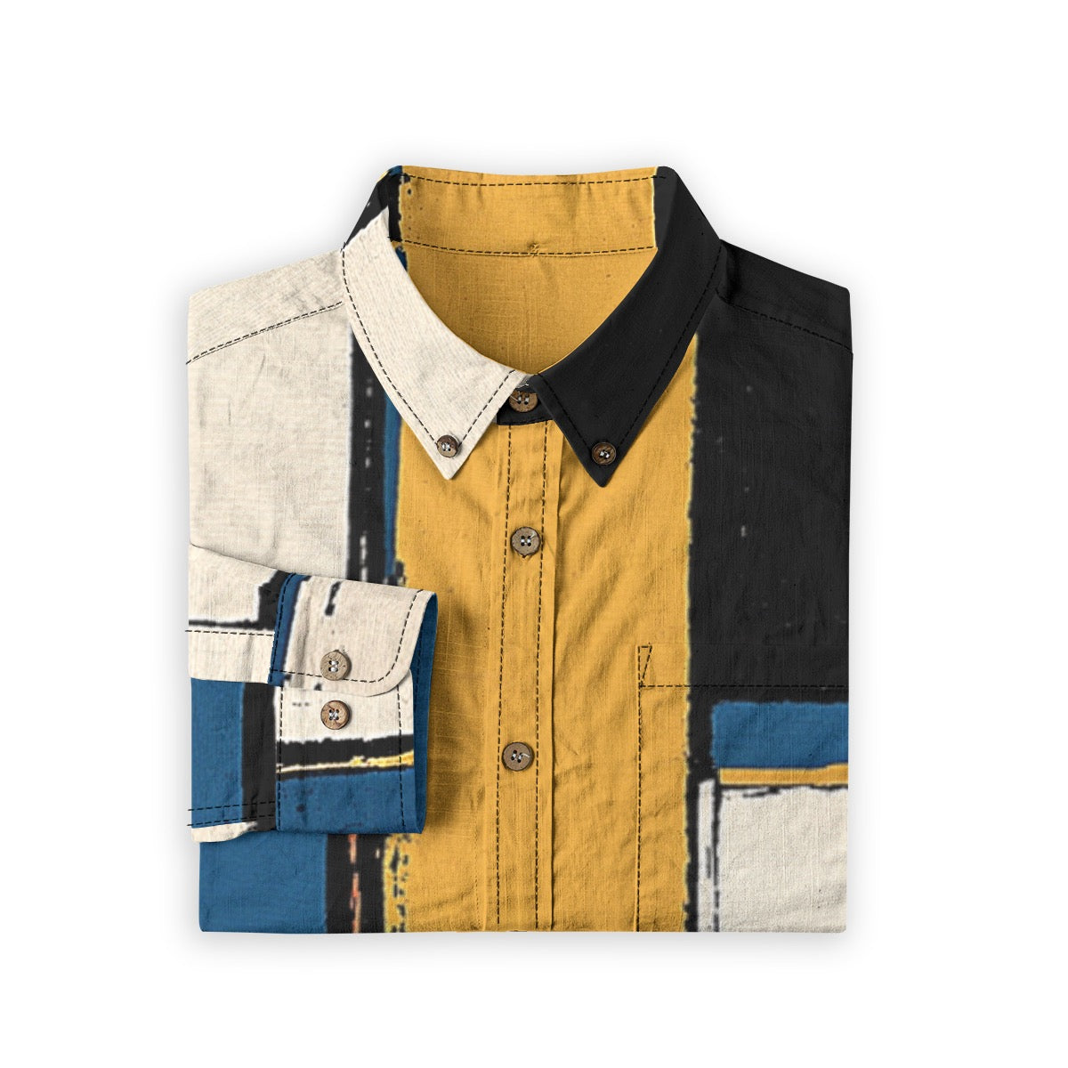 Soho -- Men's 100% Cotton LS Shirt