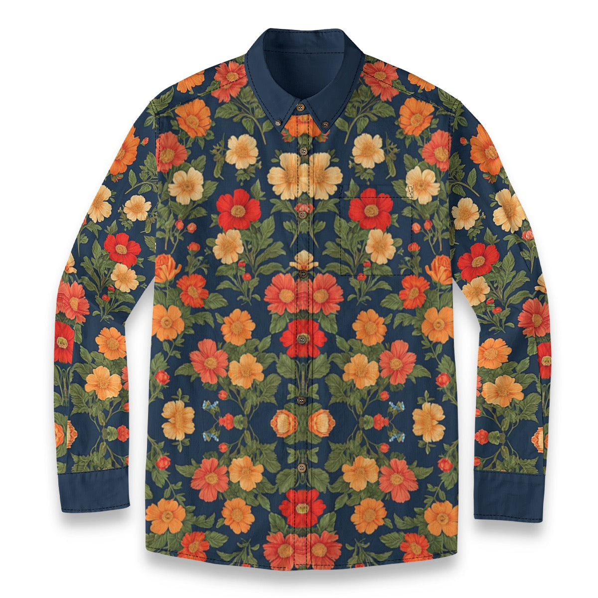 Nevis -- Men's 100% Cotton LS Shirt