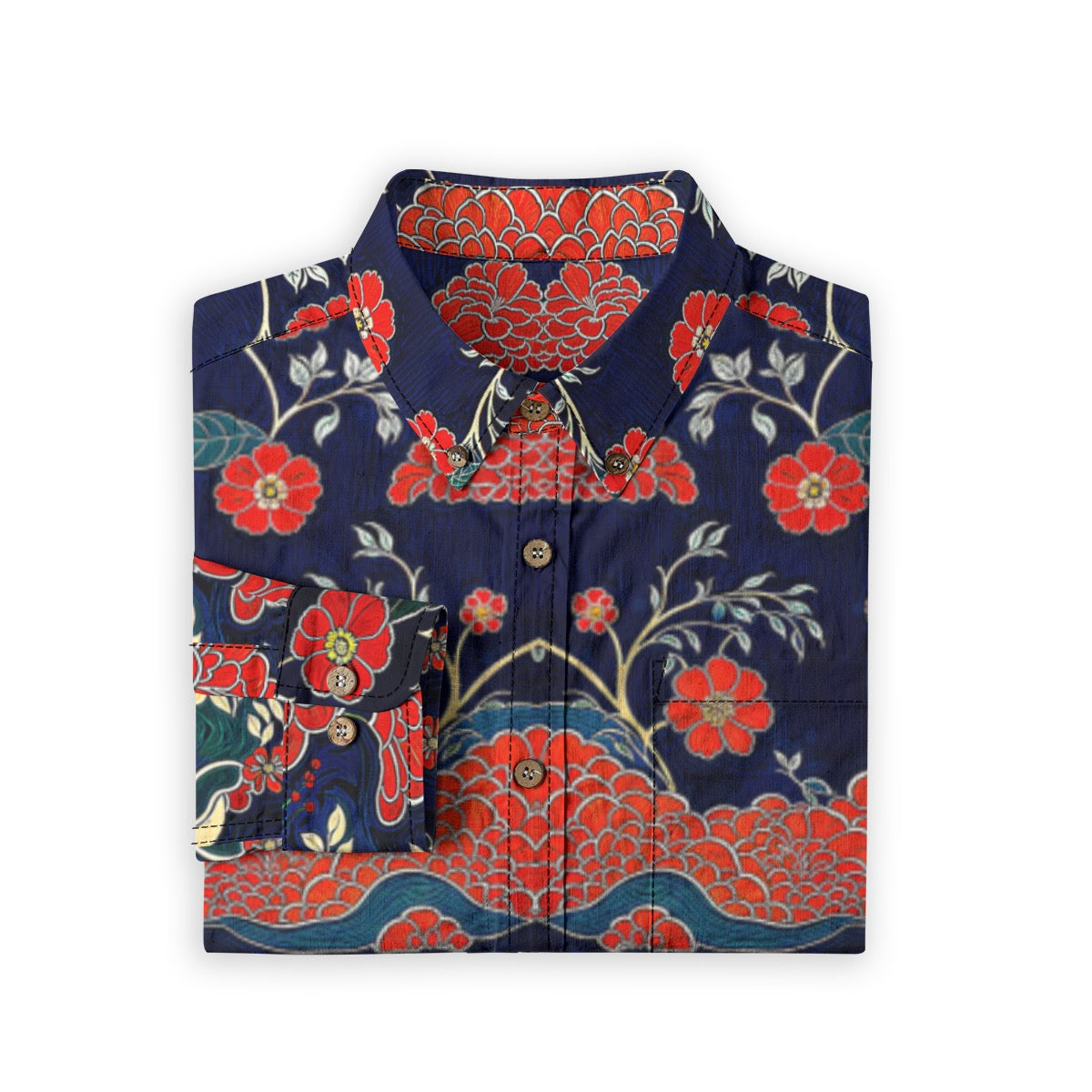 Kyushu -- Men's 100% Cotton LS Shirt