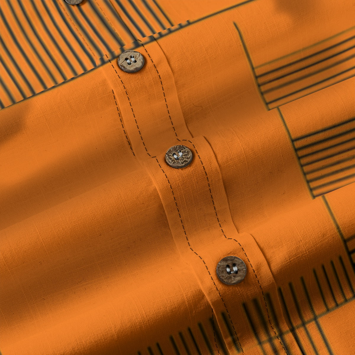 Lines -- Men's 100% Cotton LS Shirt