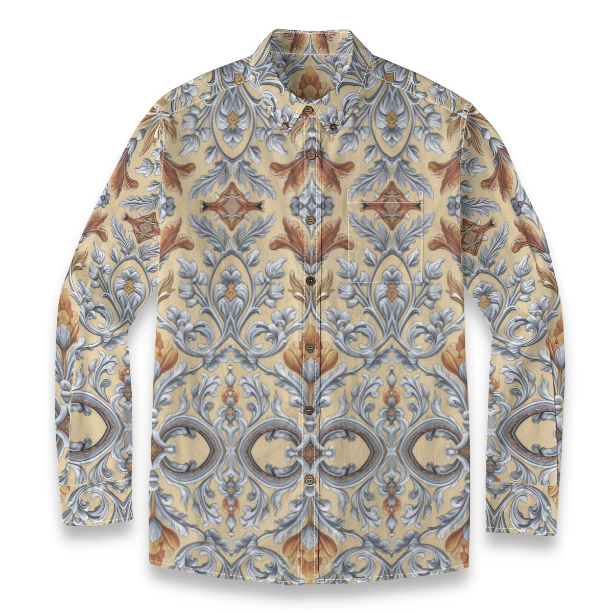 Leon -- Men's 100% Cotton LS Shirt