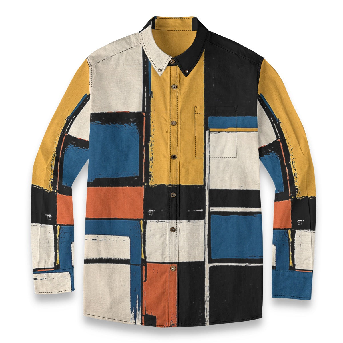 Soho -- Men's 100% Cotton LS Shirt