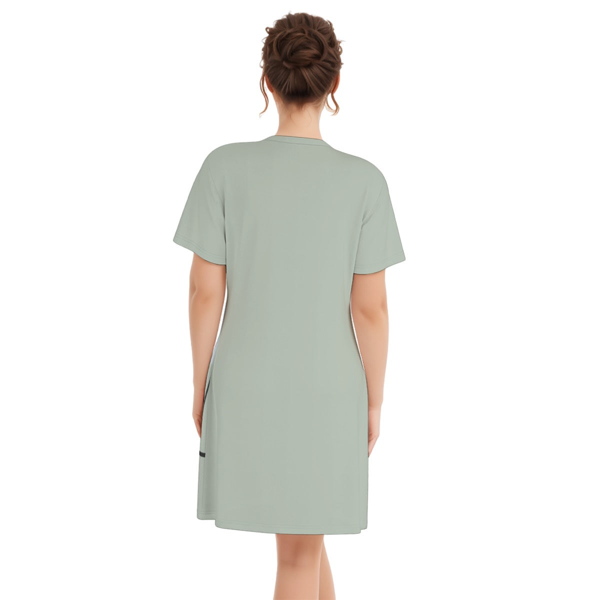 Ultra -- Women's V Neck Dress 100% Cotton