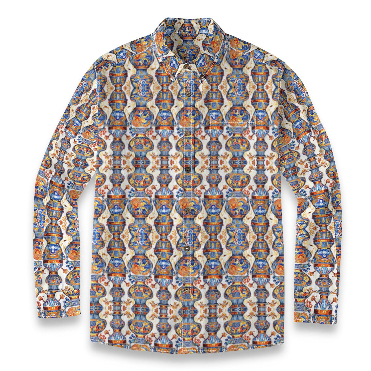 Balos -- Men's 100% Cotton LS Sleeve Shirt