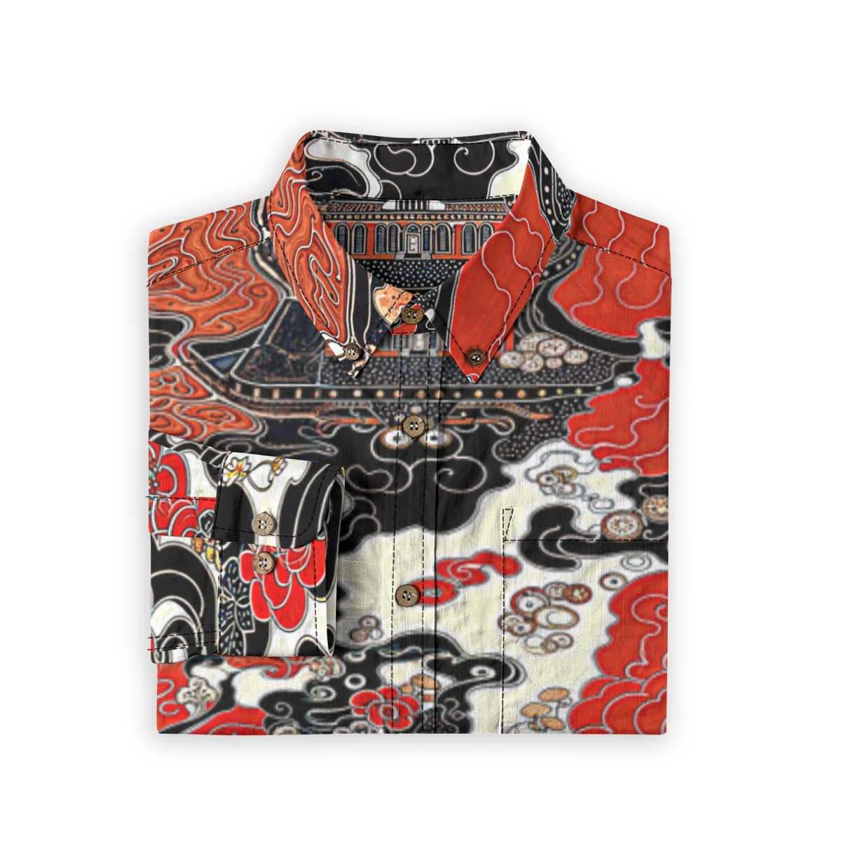 Kyō -- Men's 100% Cotton LS Shirt