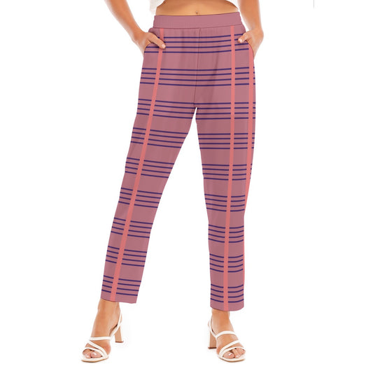 Plum -- Women's Loose Straight-leg Pants