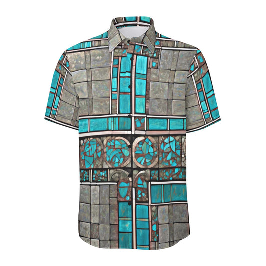 Mosaic -- Unisex Collared Shirt
