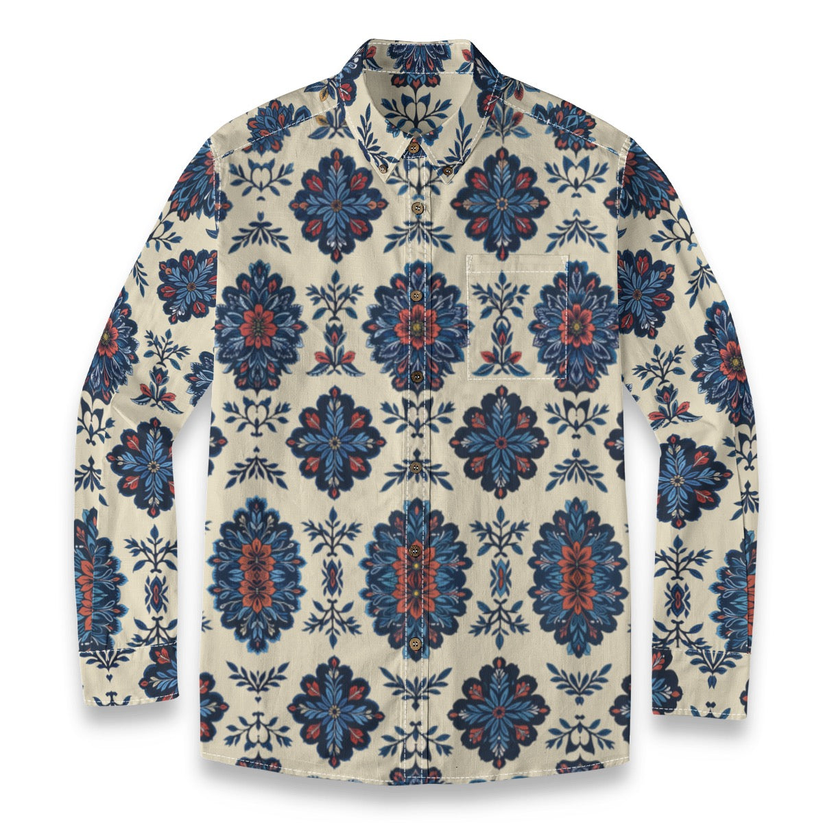 Folda -- Men's 100% Cotton LS Shirt