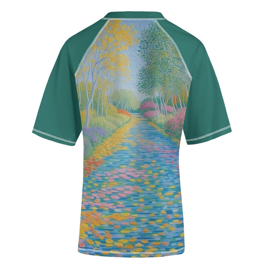 Path Gate -- Unisex Yoga Sports Short Sleeve T-Shirt