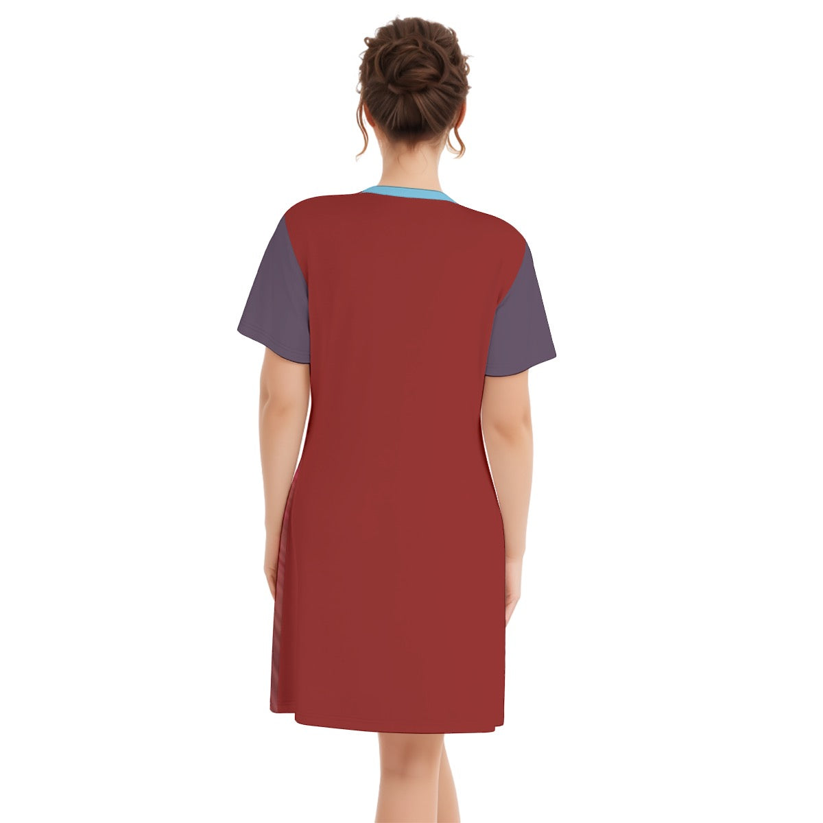 Symmetry -- Women's V Neck Dress 100% Cotton
